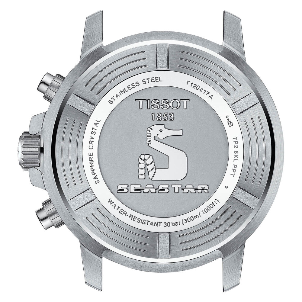 Tissot Seastar 1000 45.5mm Chronograph Grey&Rose Gold Bezel Strap Watch