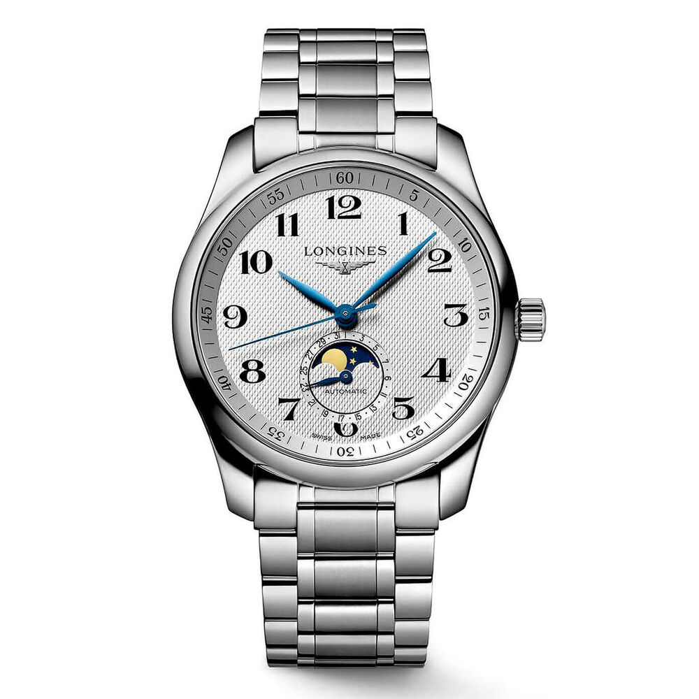 Longines Master Automatic Moonphase Dial Stainless Steel 40mm Mens Watch