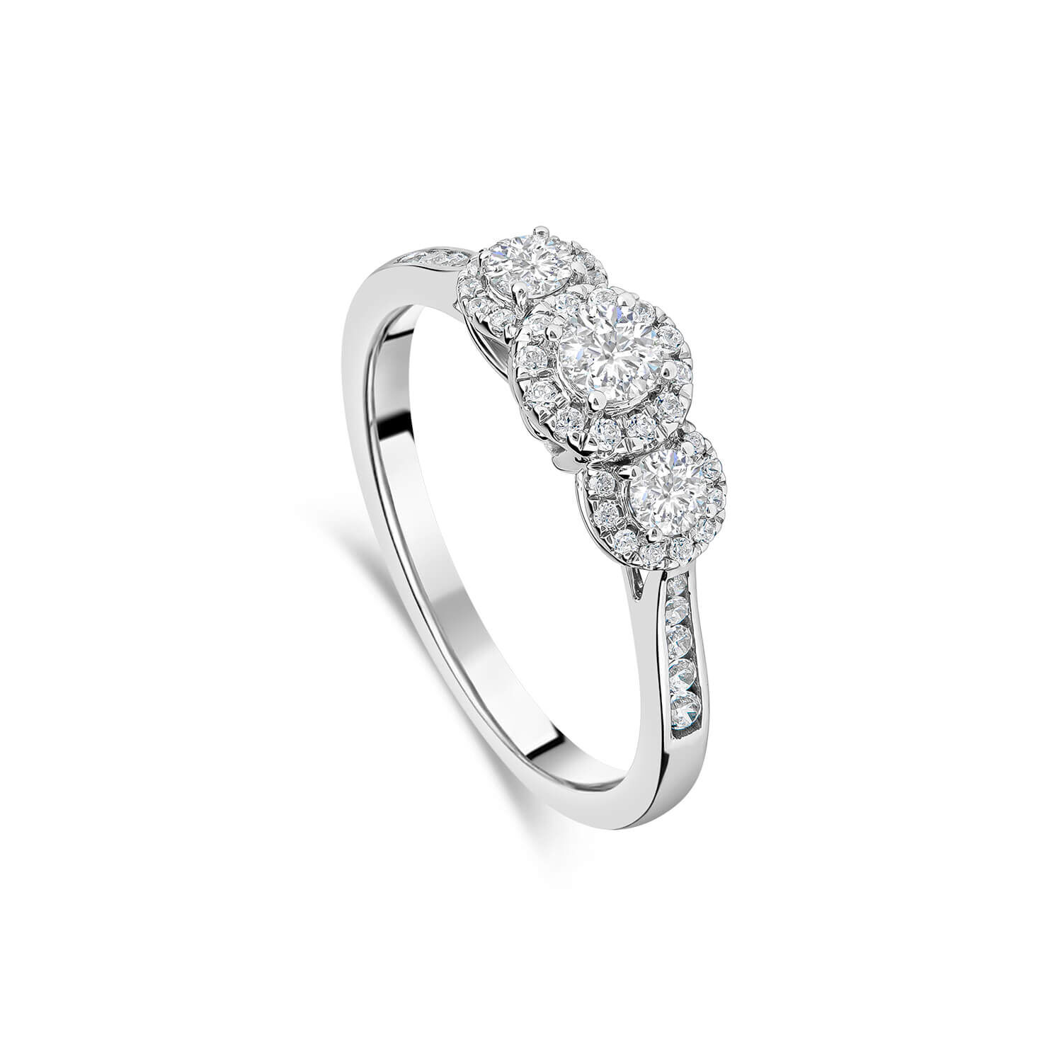 Platinum tulip diamond ring outlet