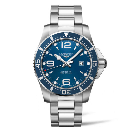 Longines Sport Conquest Blue Dial Steel Bracelet Men's Watch