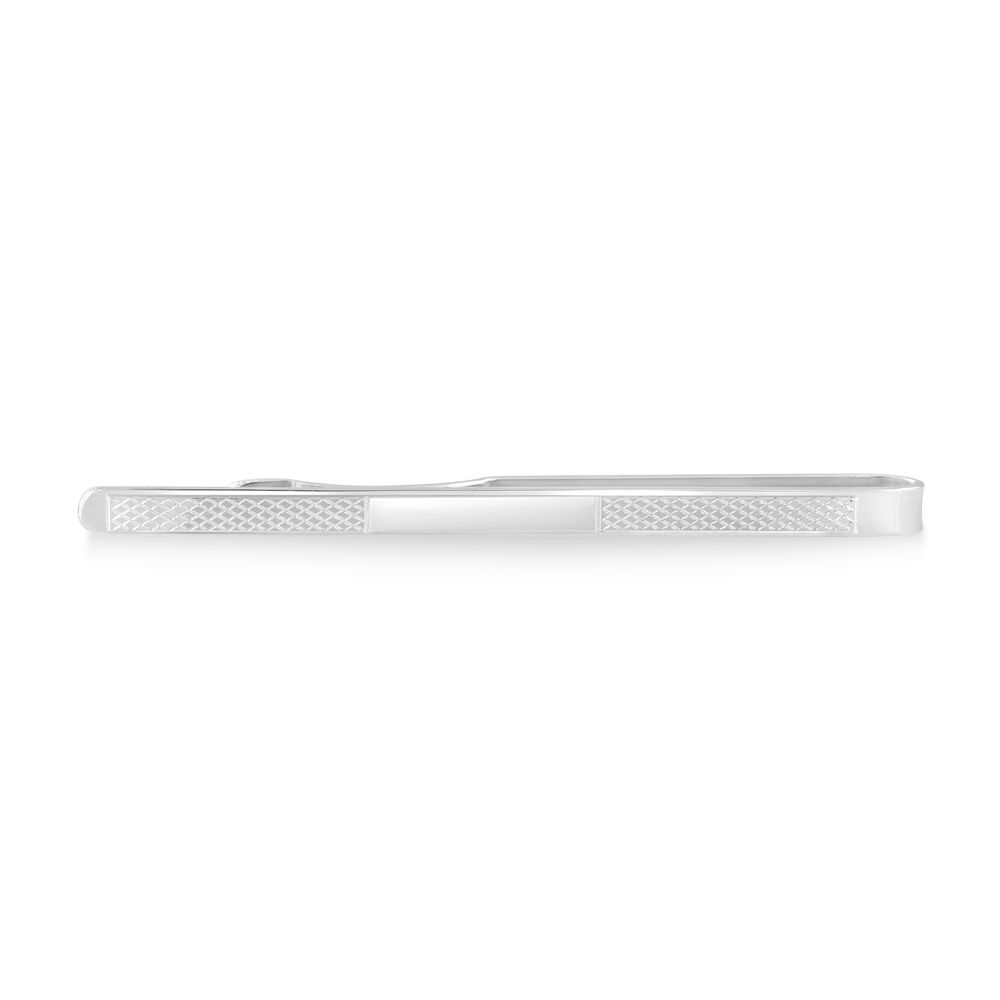 Gents Sterling Silver Classic Tie Bar image number 1