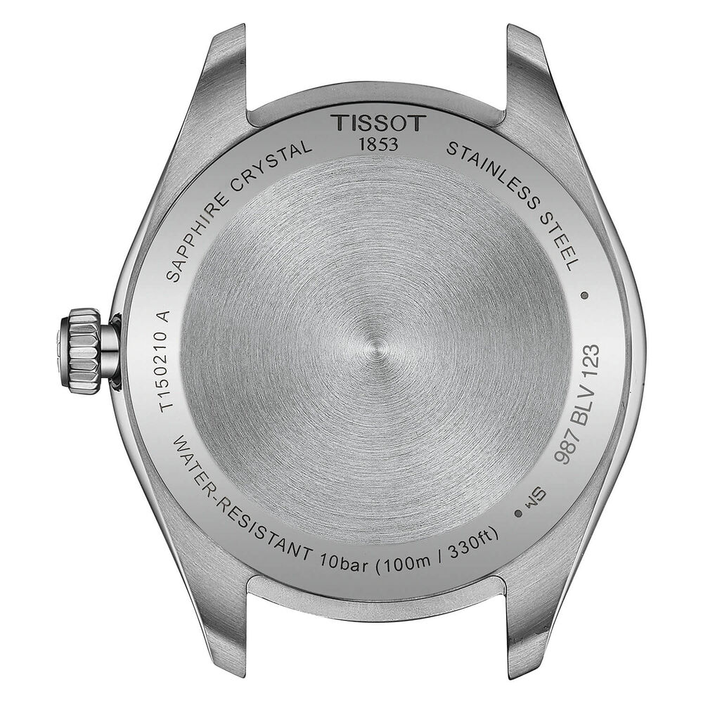 Tissot PR 100 Quartz 34mm Green Dial Steel Bracelet Watch image number 1