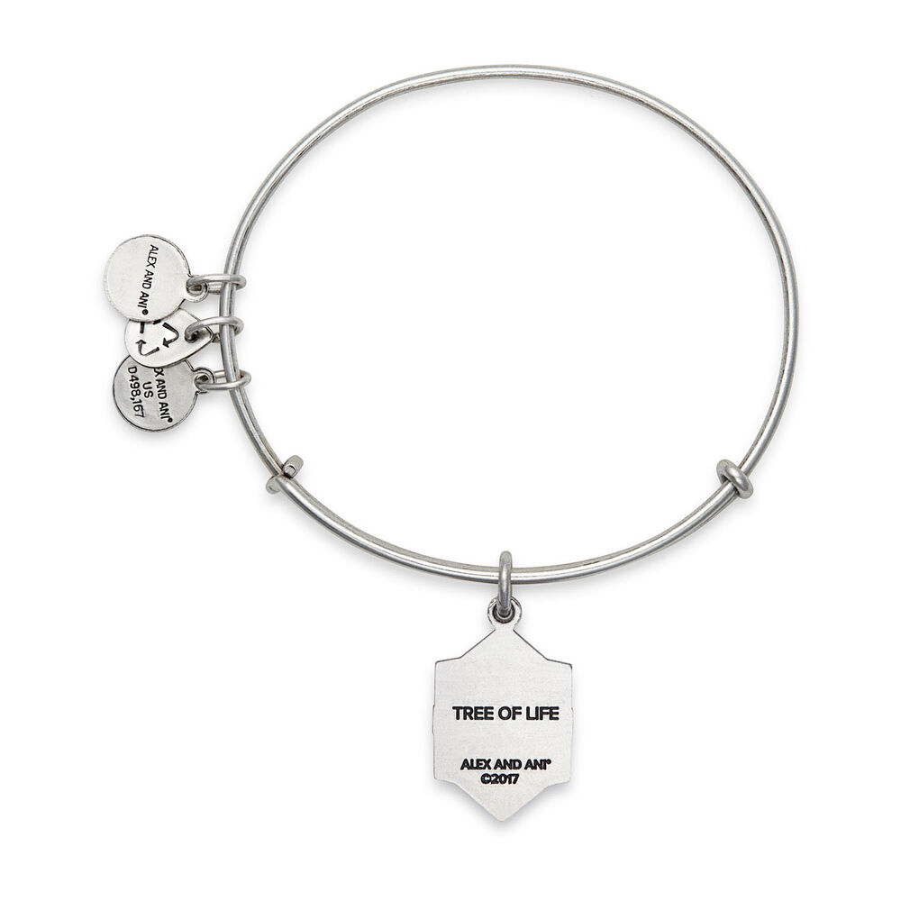 Alex and Ani Rafaelian Silver Tree of Life IV Bangle image number 1