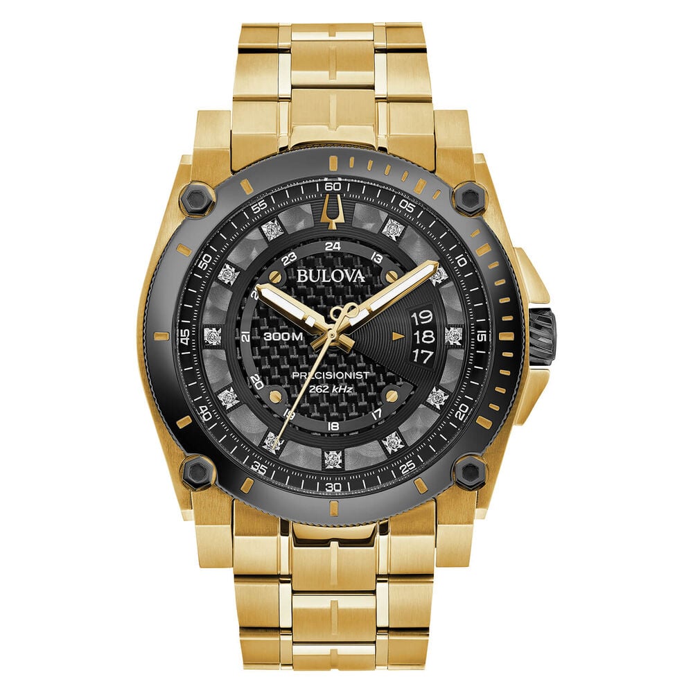 Bulova Precisionist Sport Champlain 46mm Black Dial Watch