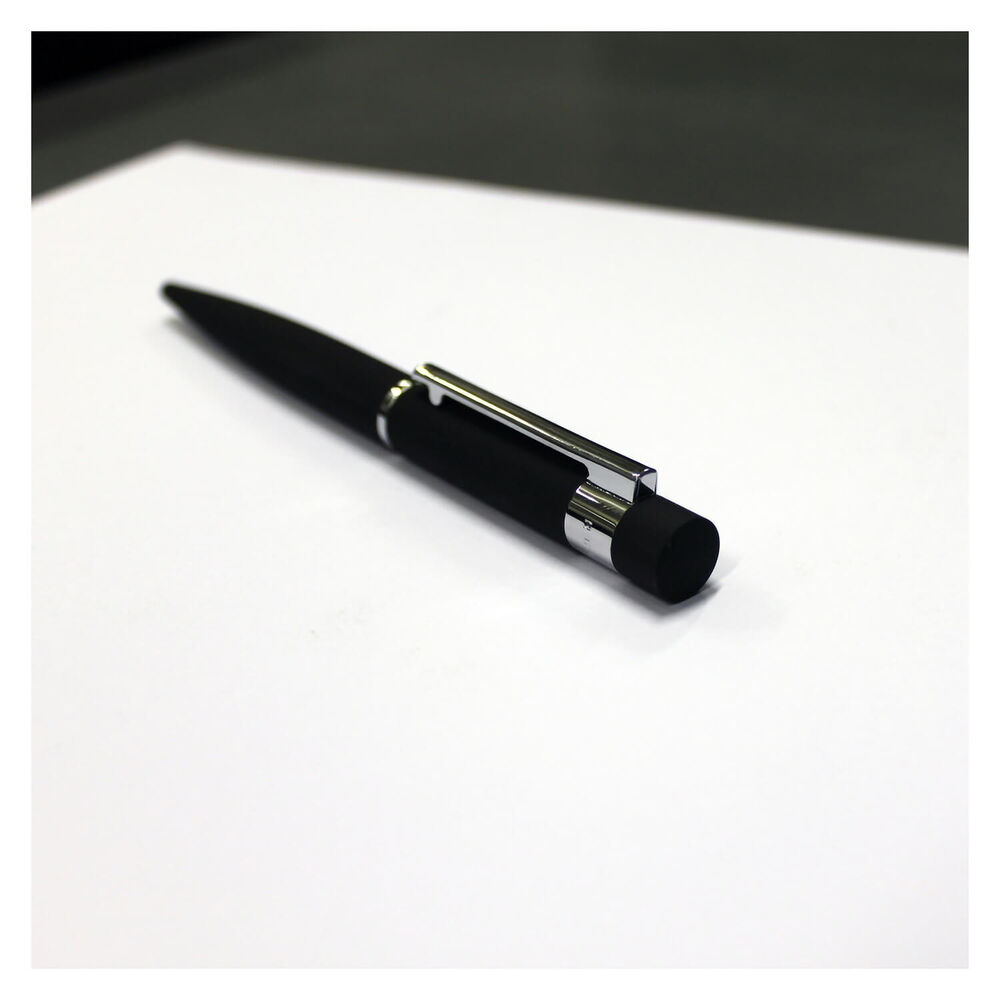 Hugo BOSS Loop Ballpoint Black Pen image number 3