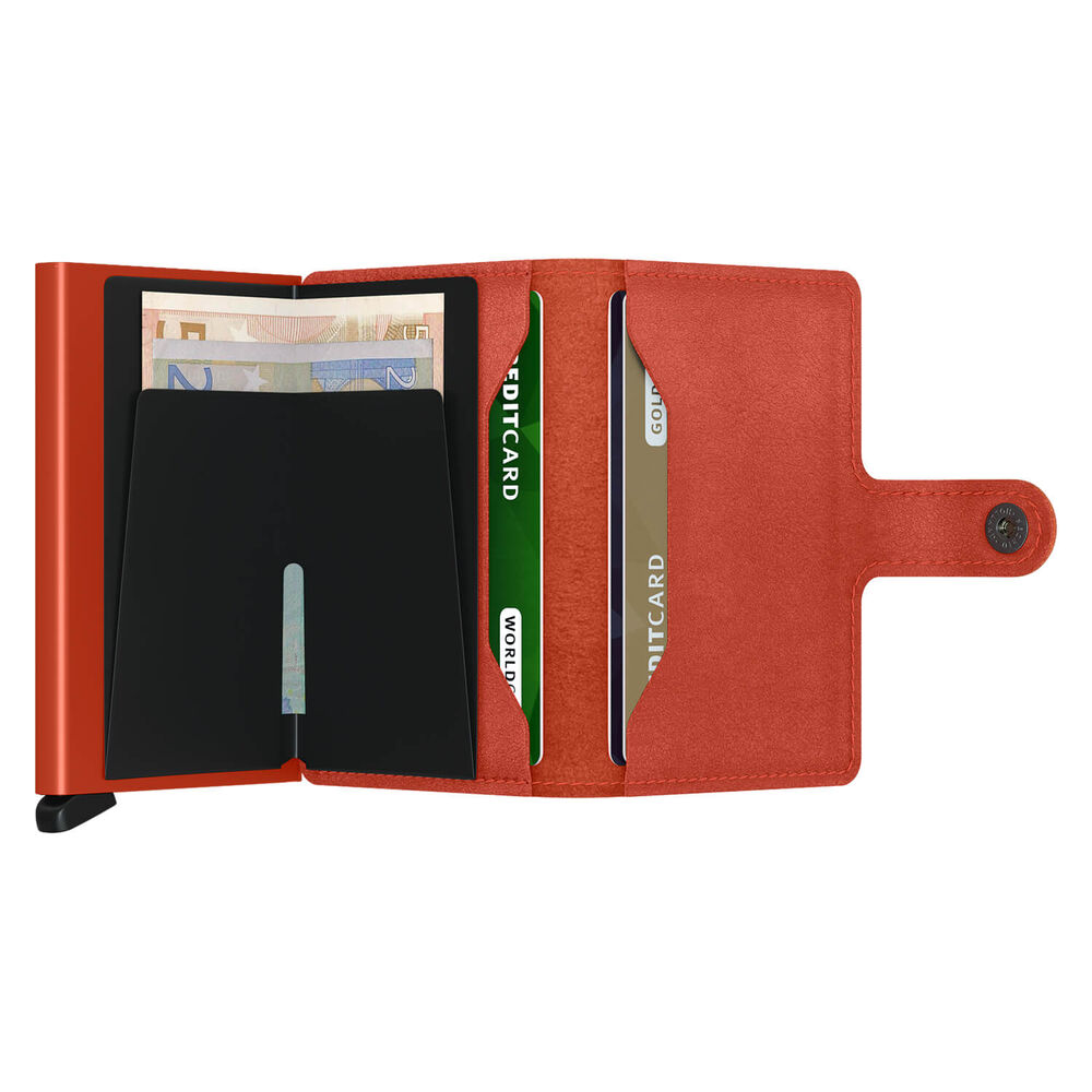 Secrid Original Orange Leather Miniwallet image number 4