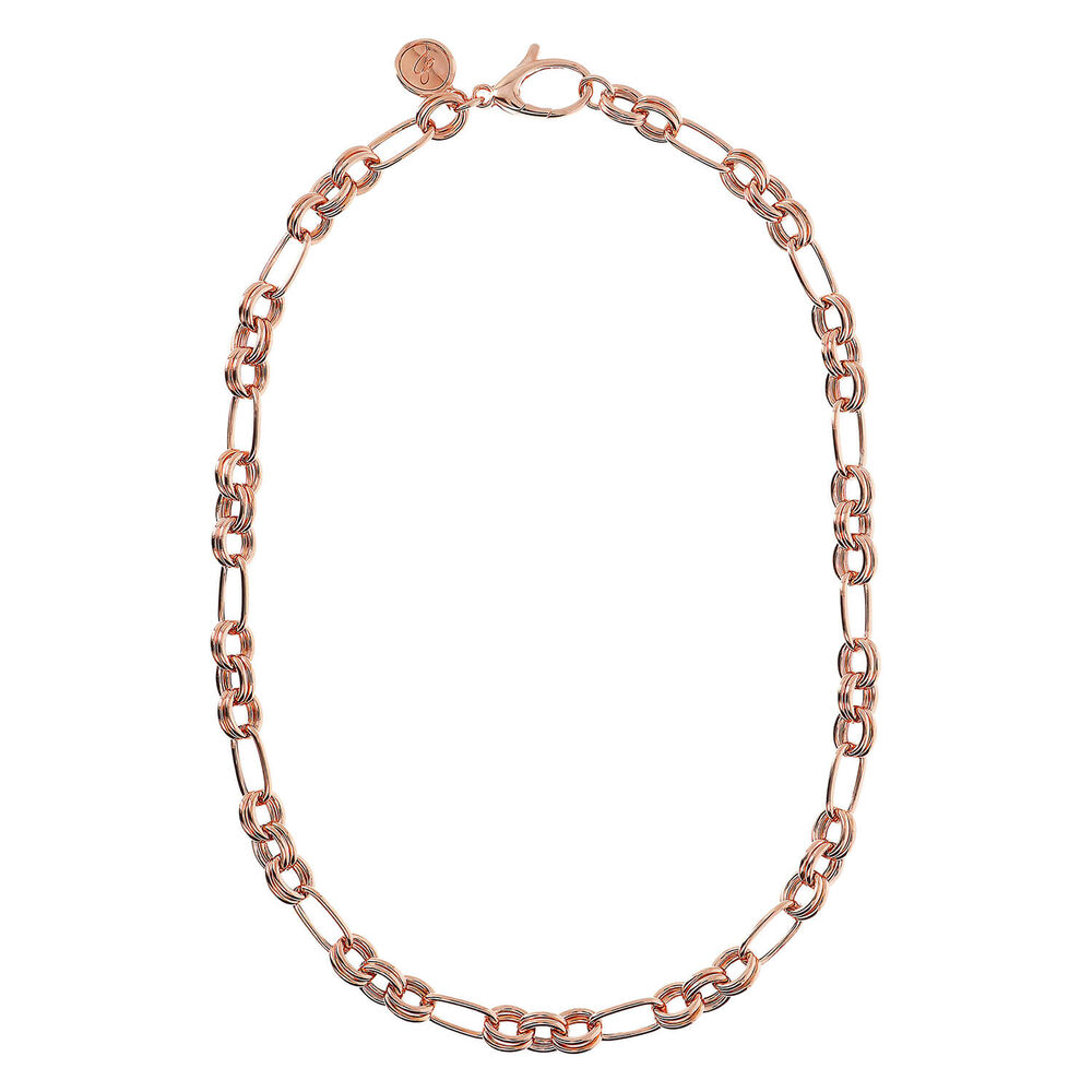 Bronzallure Purezza Collection Large Link Belcher 18" Ladies Necklet image number 1
