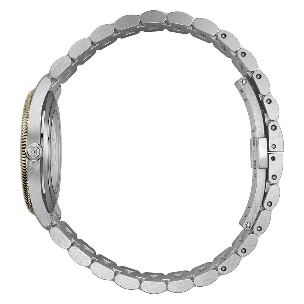 Gucci G-Timeless Automatic 40mm Silver Dial Steel Bracelet Watch