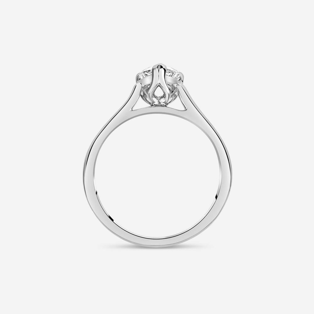 Born Platinum Lab Grown 1.20ct Pear Diamond Ring image number 3