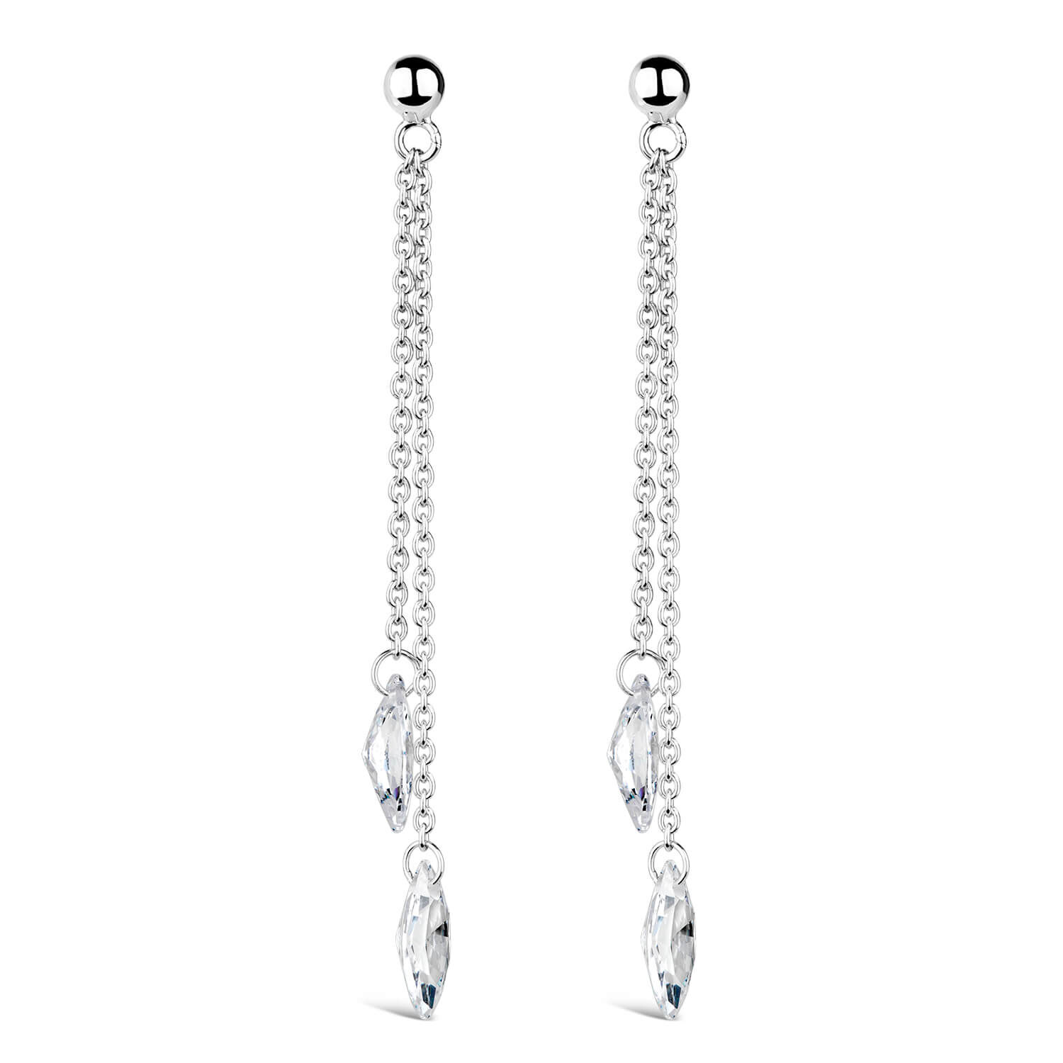 Silver hotsell drop earrings