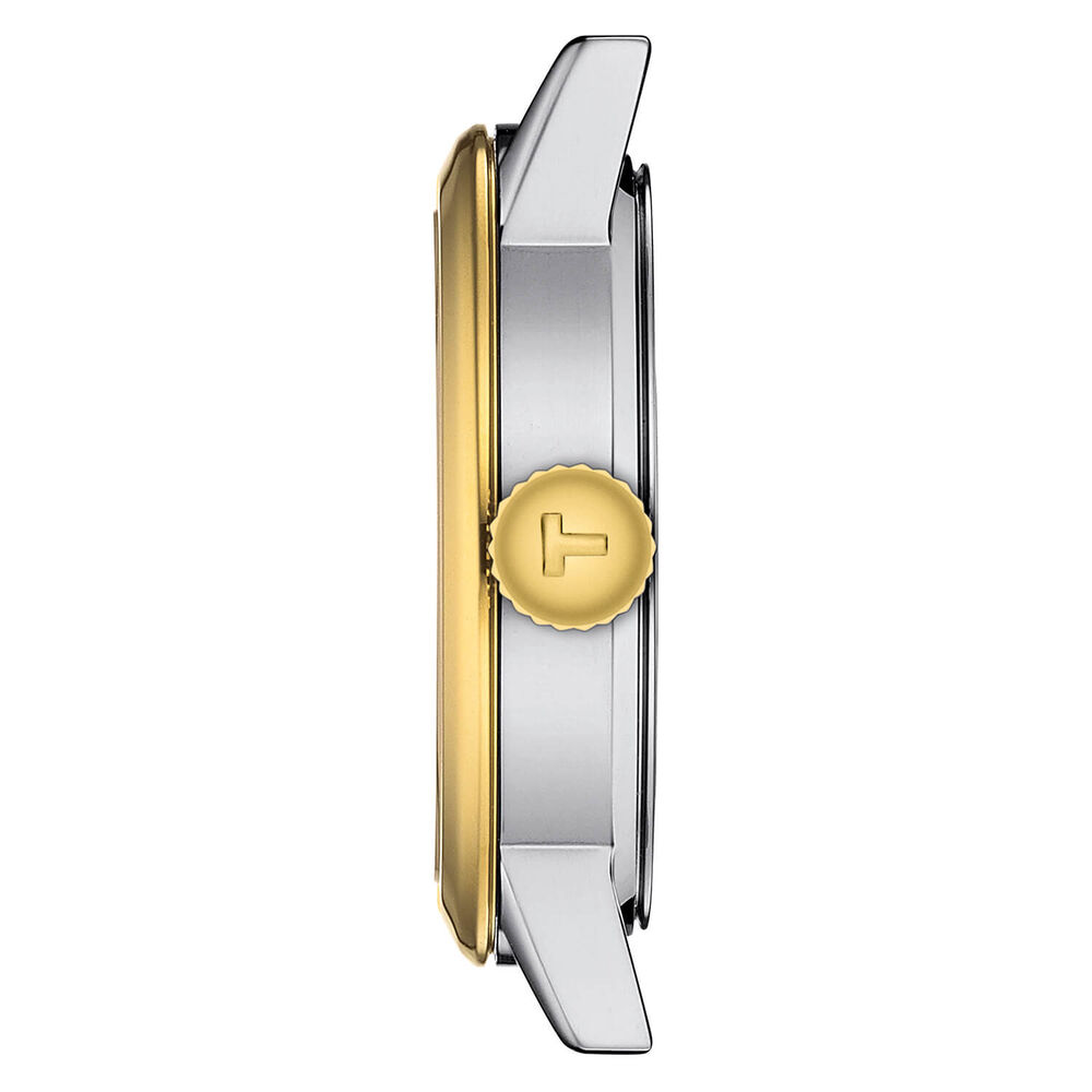 Tissot Classic Dream 28mm Silver Dial Yellow Gold & Steel Bracelet Watch image number 2