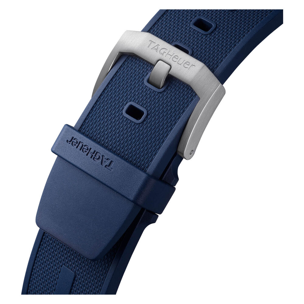 TAG Heuer Formula 1 Chronograph x Red Bull Racing 43mm Blue Dial Rubber Strap Watch image number 4