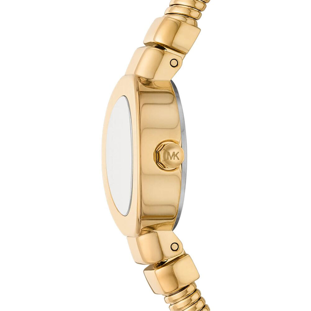 Michael Kors Gramercy 21mm Gold Dial Stainless Steel Bracelet Watch image number 1