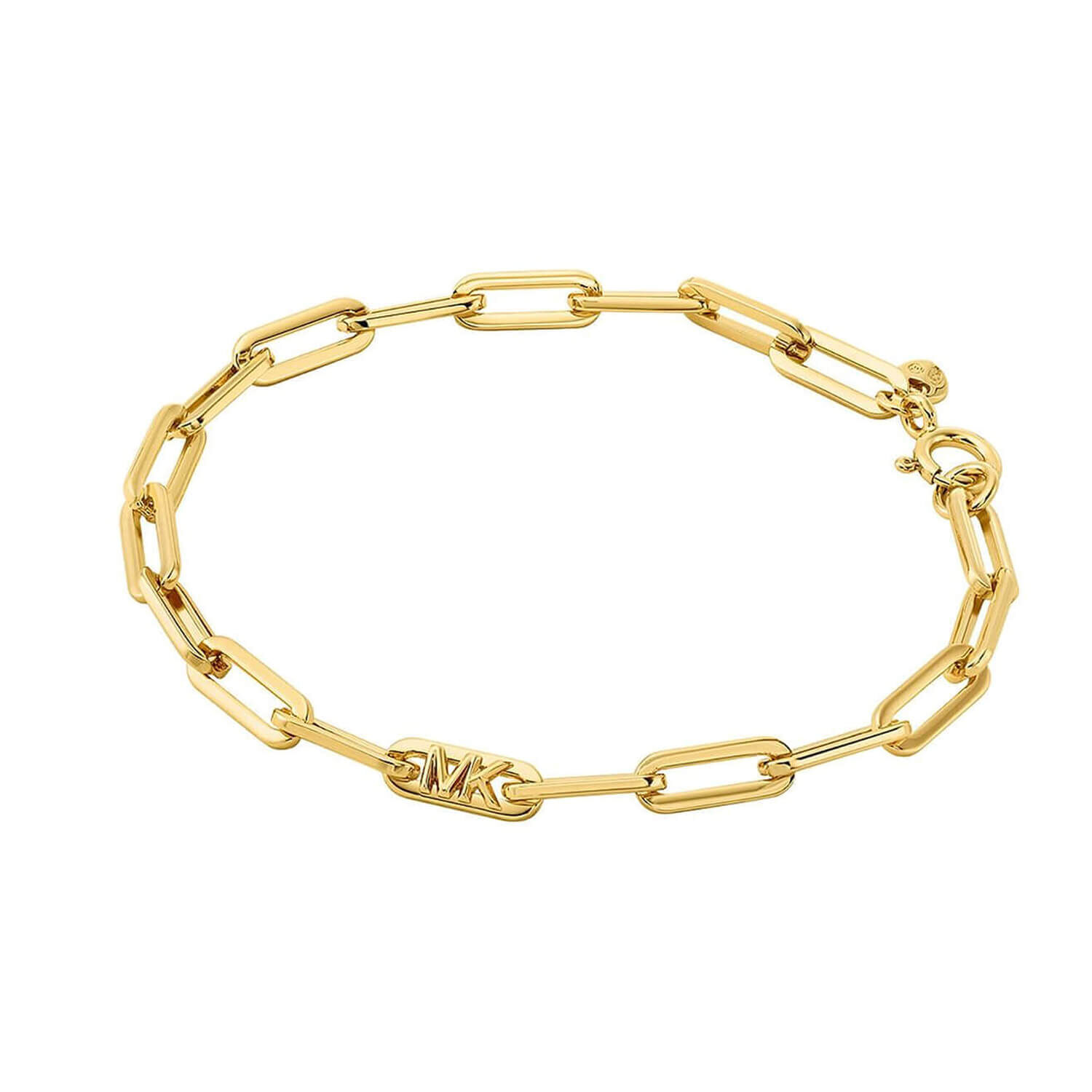 Michael Kors 14ct Yellow Gold Plated Link Bracelet