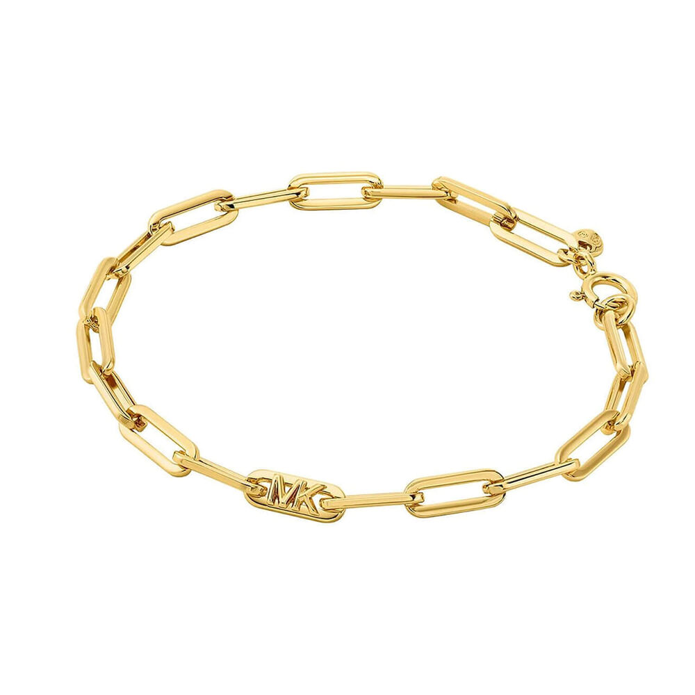 Michael Kors 14ct Yellow Gold Plated Link Bracelet