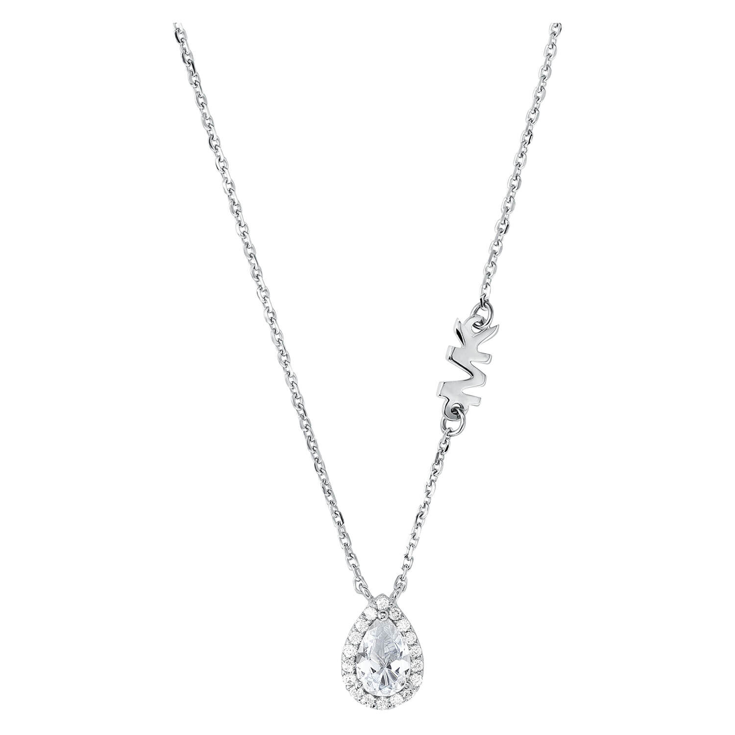 Buy Michael Kors silver Stone Detailed Necklace for Women in Riyadh Jeddah