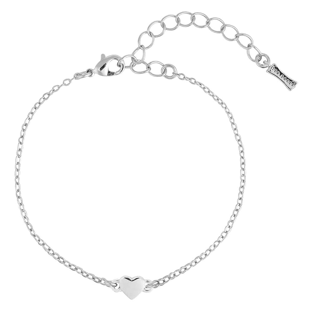 Ted Baker Harsa Silver Plated Tiny Heart Bracelet image number 0