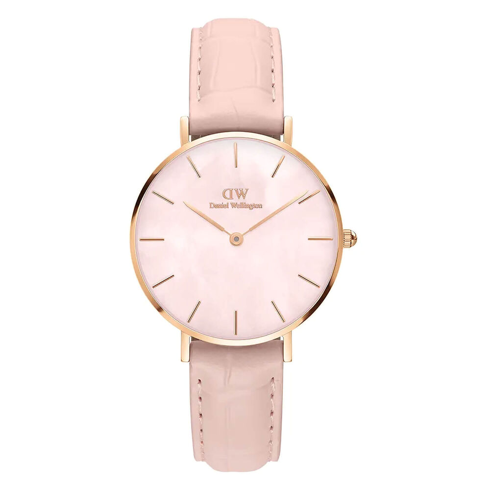 Daniel Wellington Pettite Rouge 32mm Pink Dial & Strap Watch