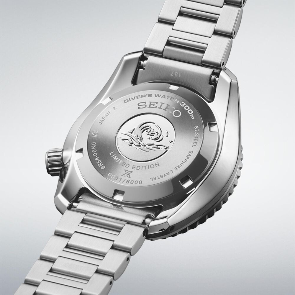 Seiko Prospex 1965 Heritage Diver’s 60th Anniversary Edition 42mm Blue Dial Bracelet Watch image number 5