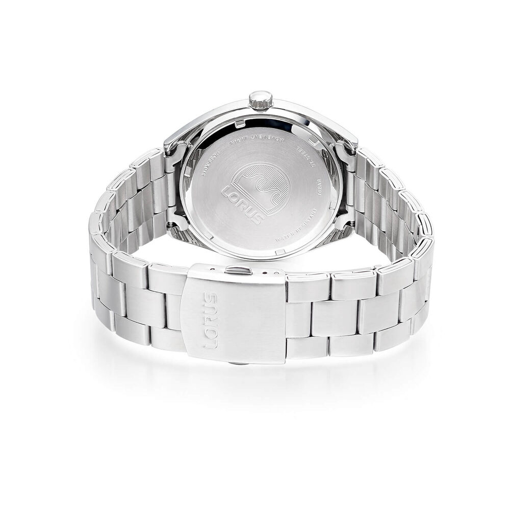 Lorus Quartz Gents 41mm Blue Gradation Dial Steel Bracelet Watch image number 2