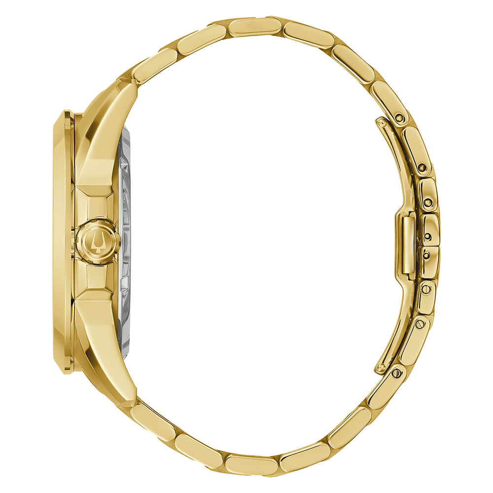 Bulova Sutton Automatic 43mm Gold-Yellow Bracelet Watch image number 2