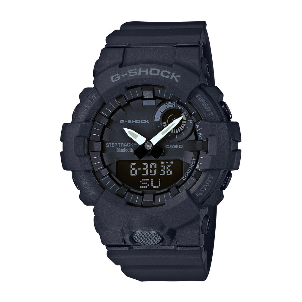 Casio G-Shock Black Dial Black Rubber Strap Men's Watch image number 0