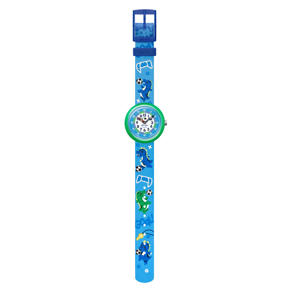 FLIK FLAK Soccerozaurus 30mm Quartz Kids Watch image number 1