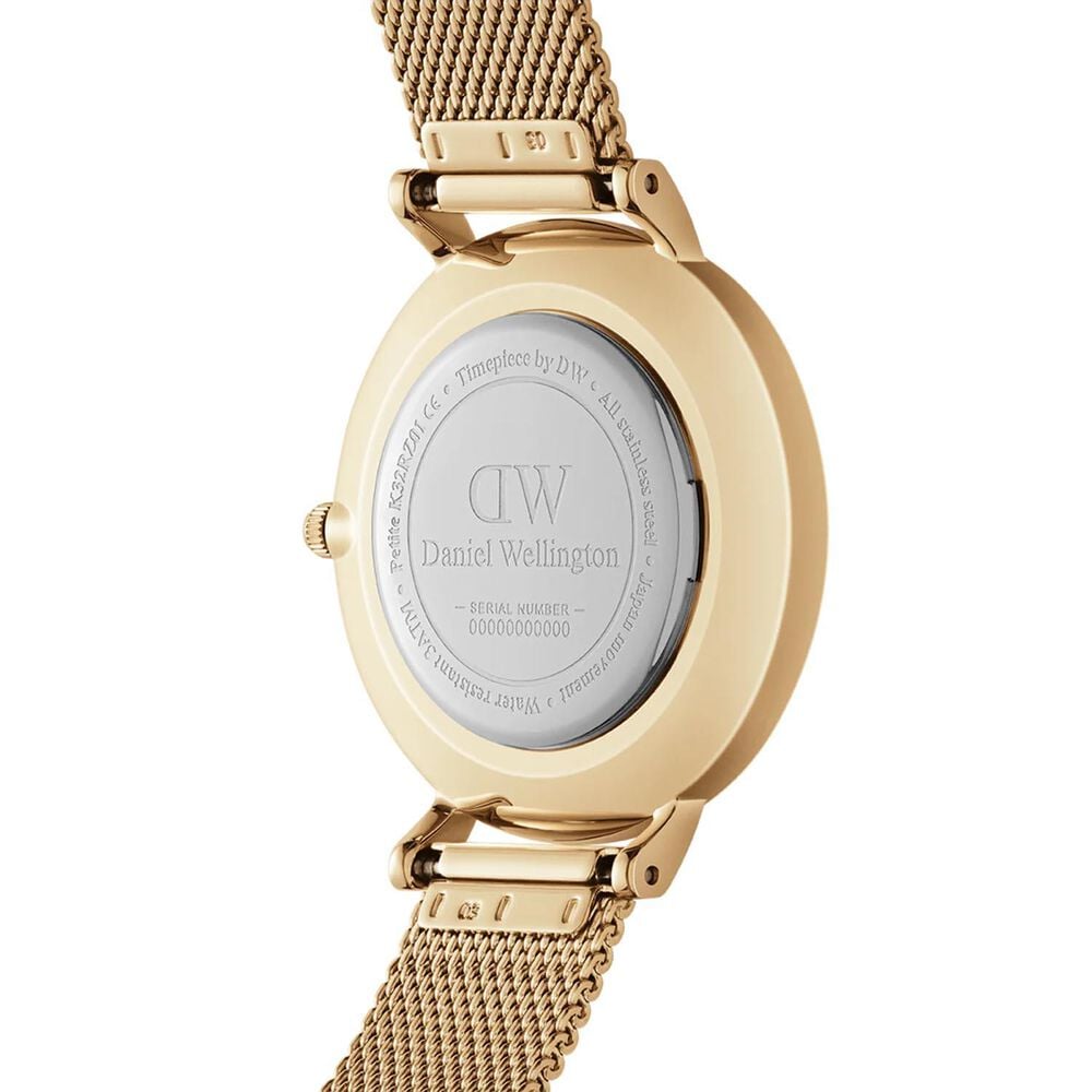 Daniel Wellington Petite Lumine Bezel Evergold 28mm MOP Dial Bracelet Watch image number 2