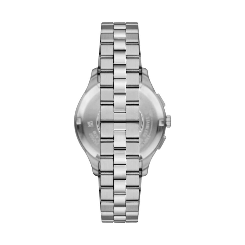 Emporio Armani 42mm Blue Dial Stainless Steel Bracelet Chronograph Watch image number 3