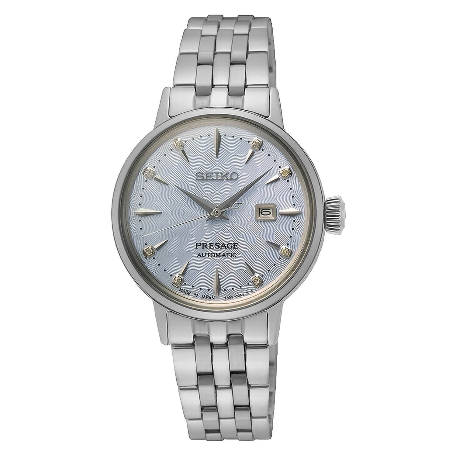 Seiko Presage Cocktail Time Skydiving Diamond Twist 30.3mm Blue Dial Watch