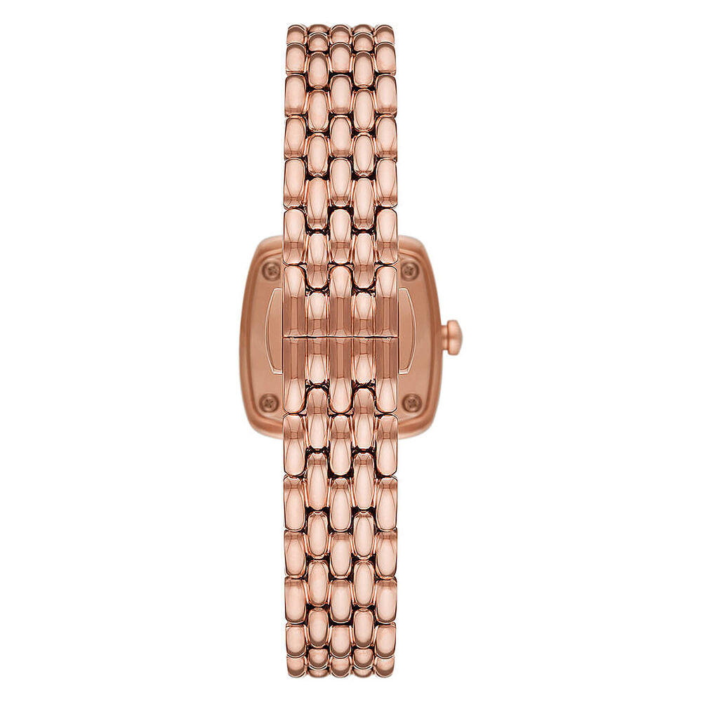 Armani Rosa 26x26mm Mother of Pearl Dial Rose Gold PVD Bracelet Watch