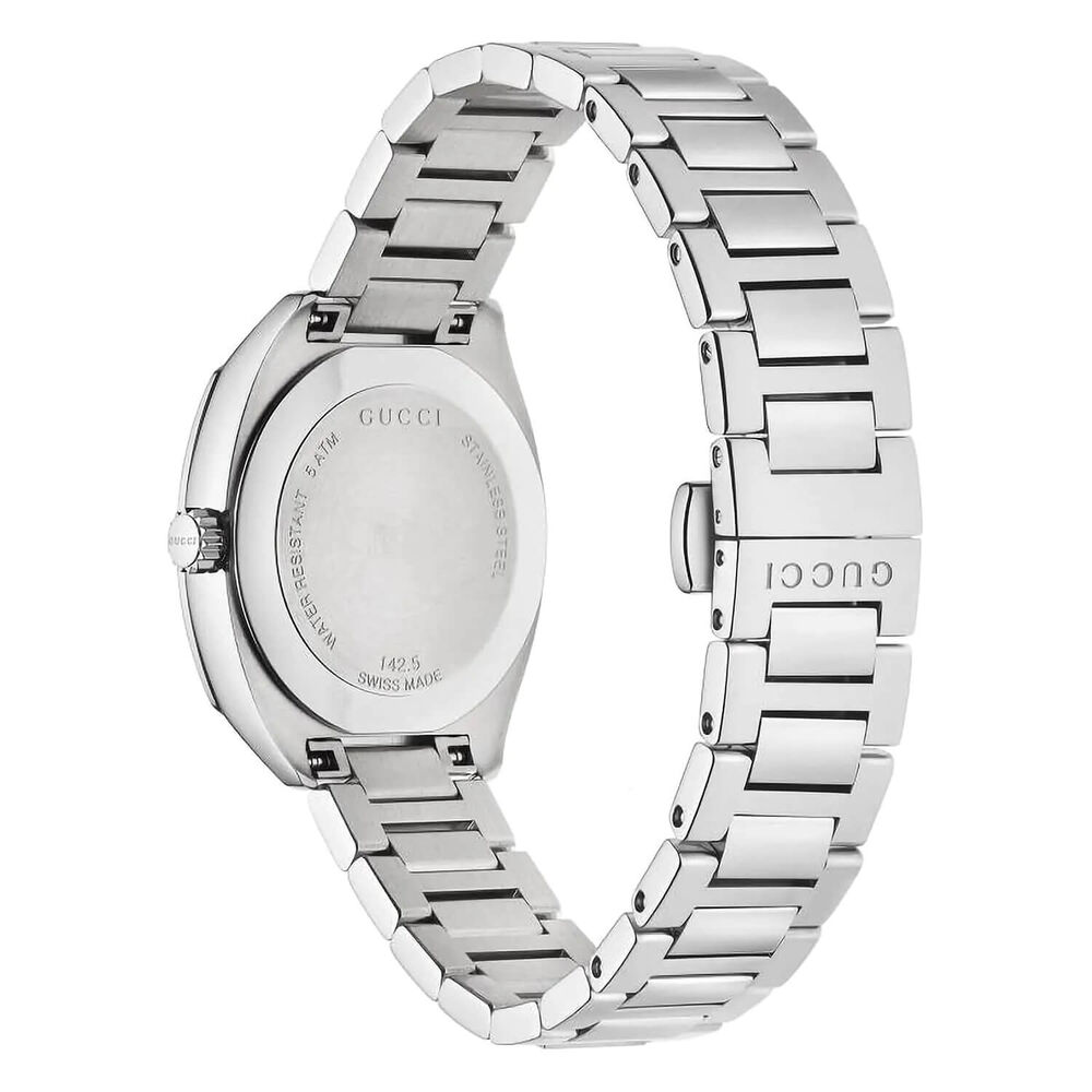 Gucci GG2570 G-Frame Ladies Diamond Dot Stainless Steel Watch image number 2