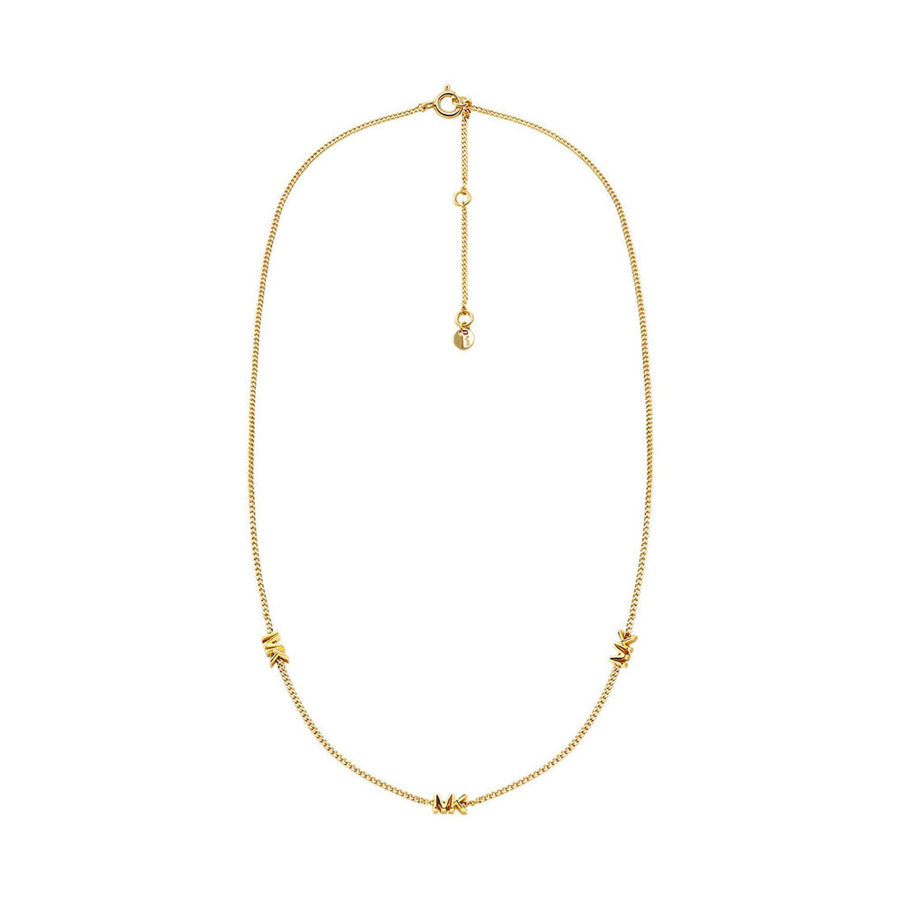 Michael Kors Premium 14k Gold Plated Sterling Silver Necklace
