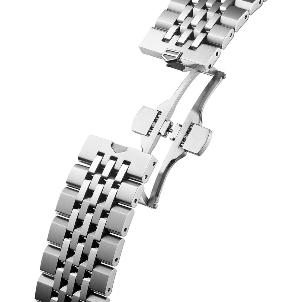 TAG Heuer Carerra Chronograph 41mm Black Dial Steel Bracelet Watch image number 4