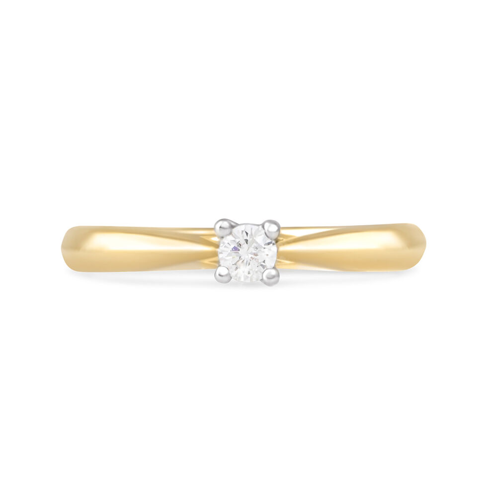 9ct Gold Solitaire Engagement Ring image number 1