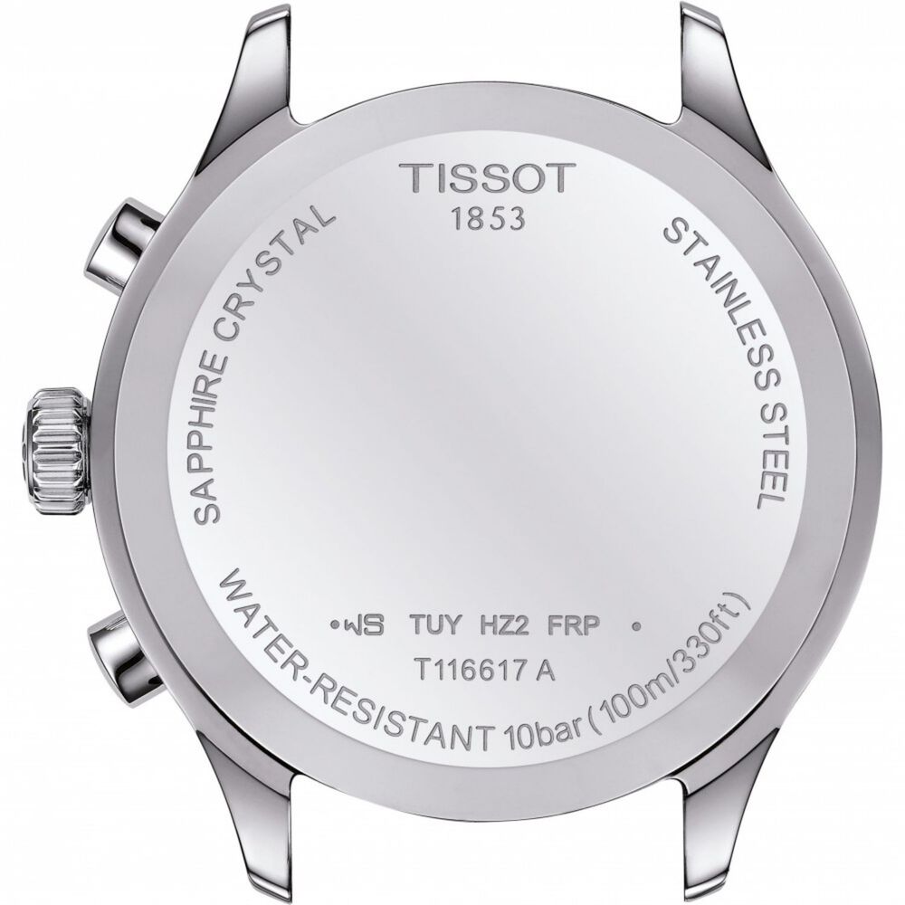 Tissot Chrono XL 45mm Green Dial Steel Case Bracelet Watch image number 3