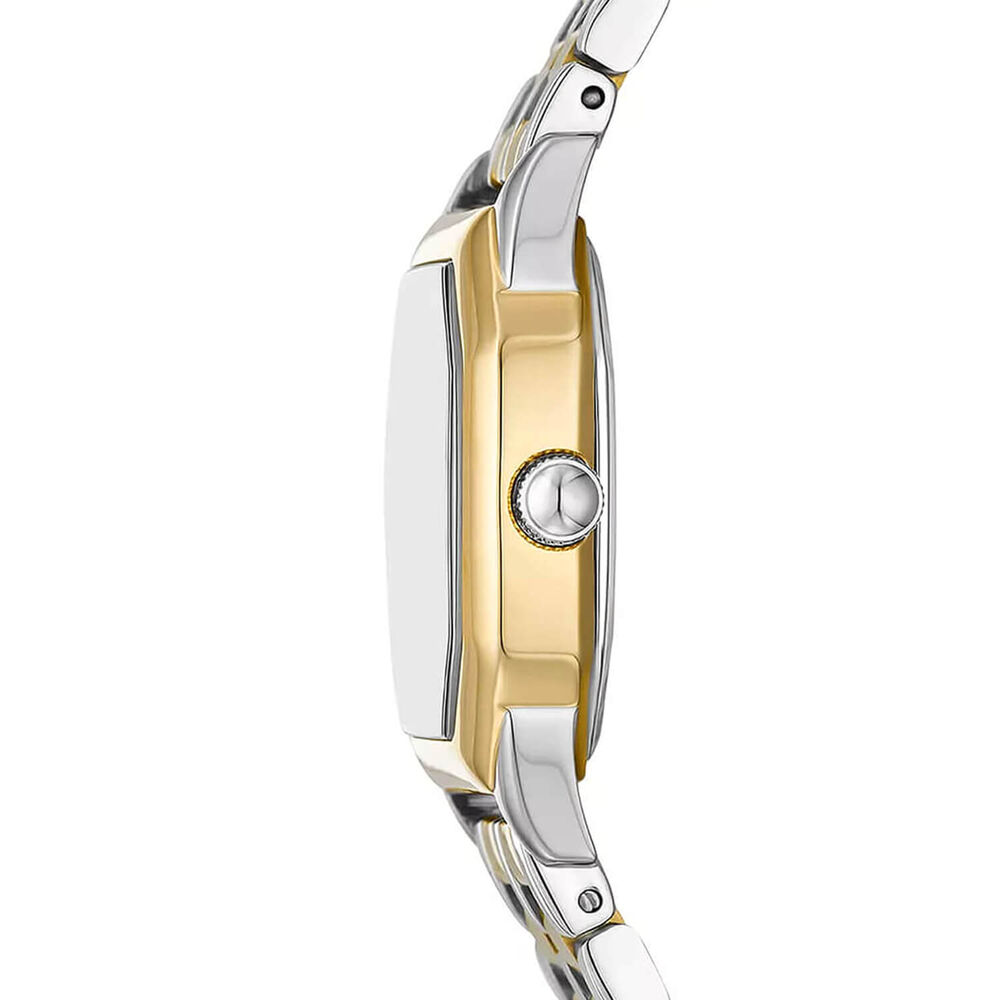 Fossil Harlow 27mm Cream Dial Two-Tone Stainless Steel Bracelet Watch image number 2