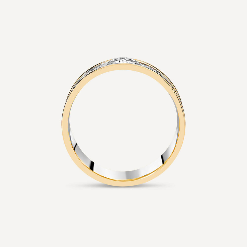 Sterling Silver Gents Arda 10.8mm Flat Band image number 2