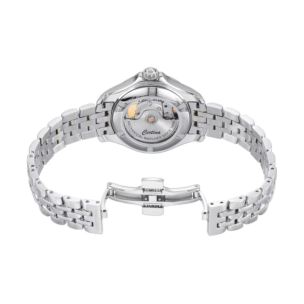 Certina DS Action Lady Powermatic 80 29mm Blue Dial Steel Bracelet Watch image number 2