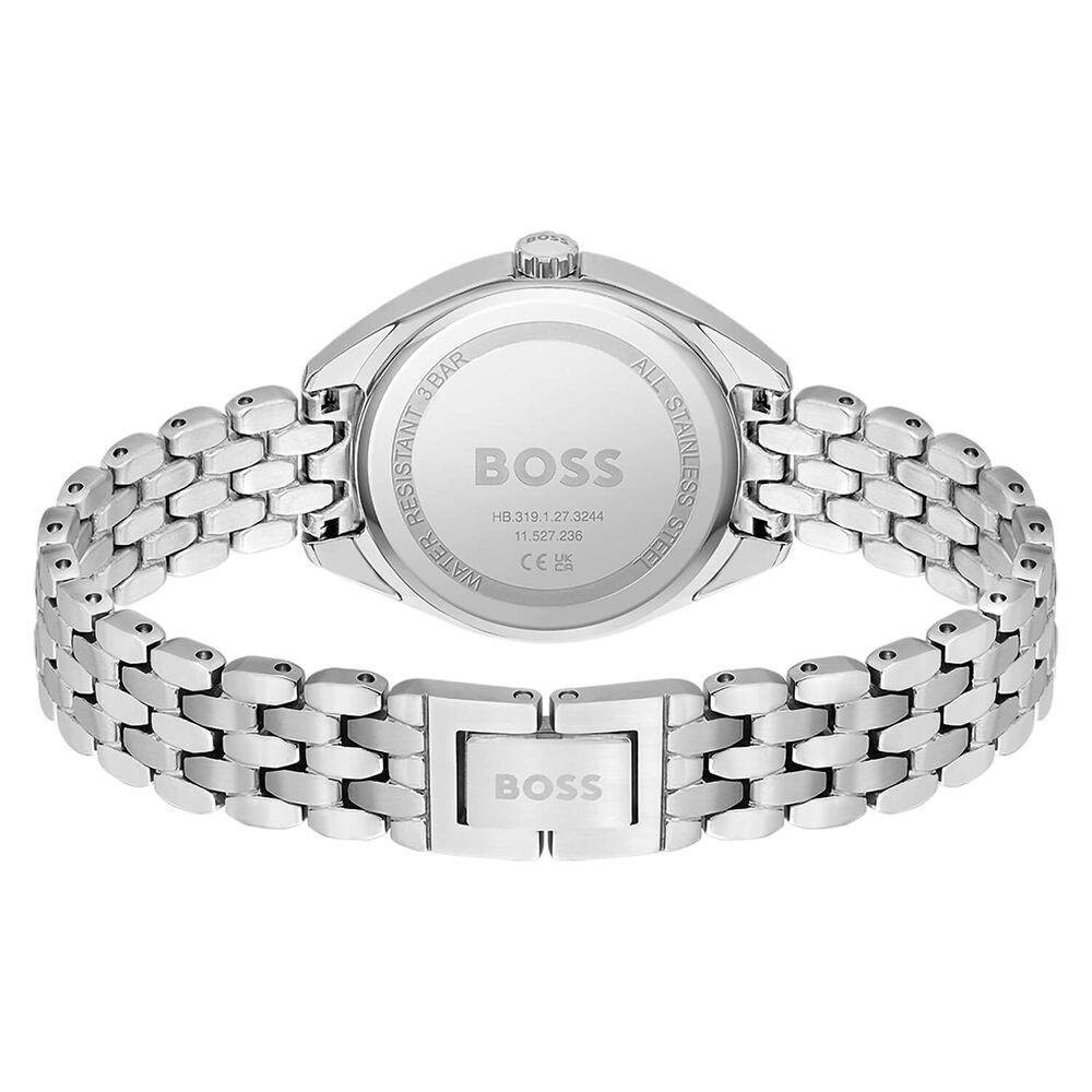 BOSS Mae 30mm Silver 3 Hand Dial Steel Case & Bracelet Watch image number 2