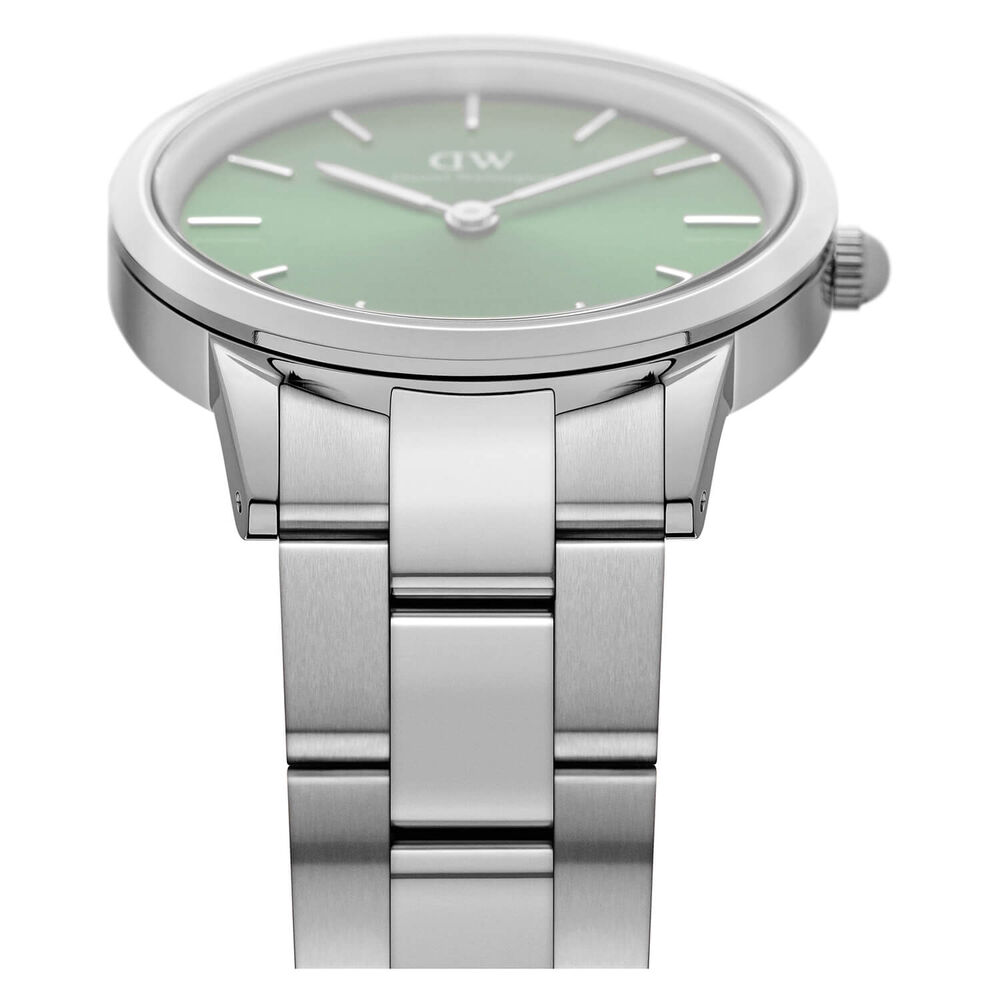 Daniel Wellington Iconic Link Emerals 40mm Stainless Steel Case Bracelet Watch image number 2