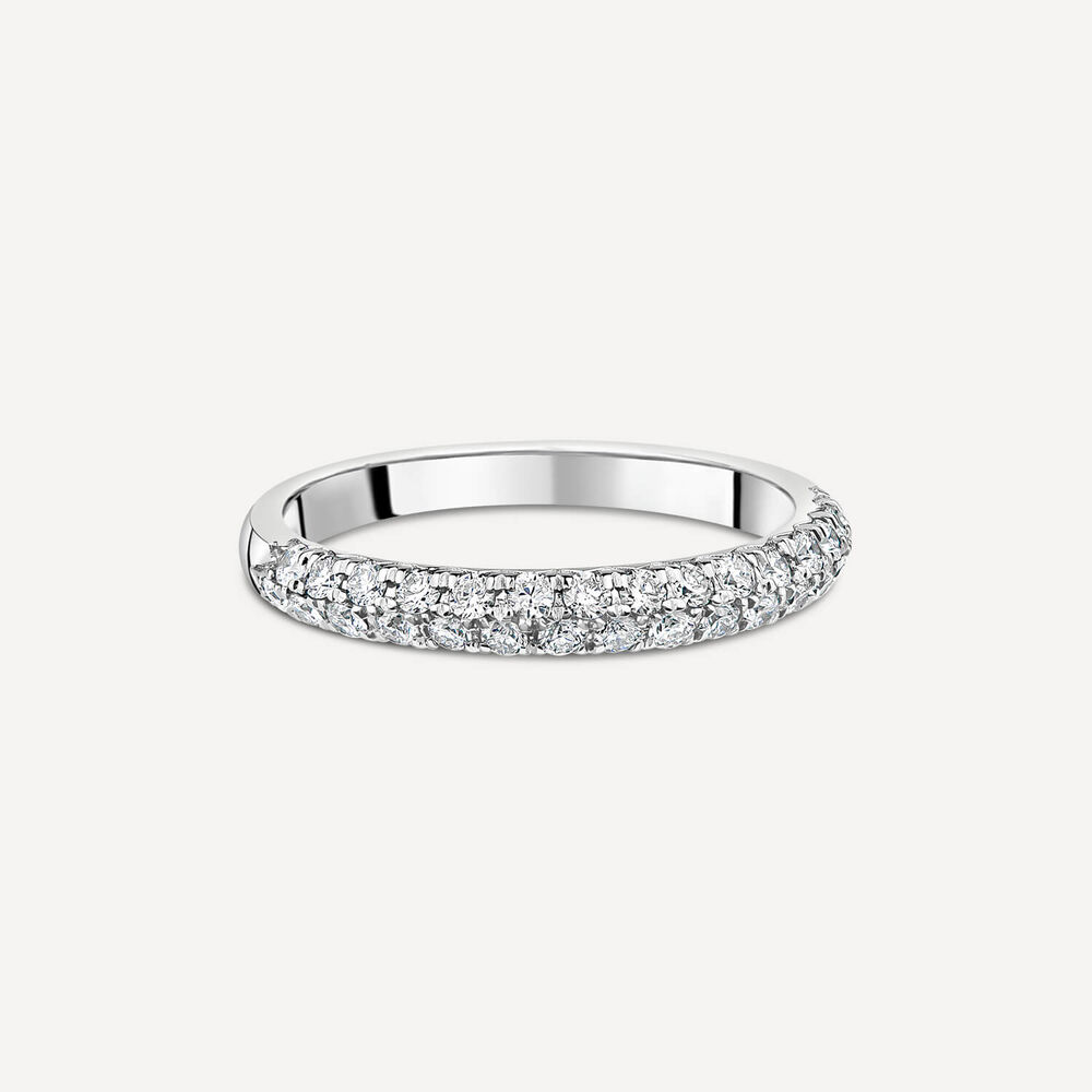 18ct White Gold 0.50ct Diamond Ring image number 2