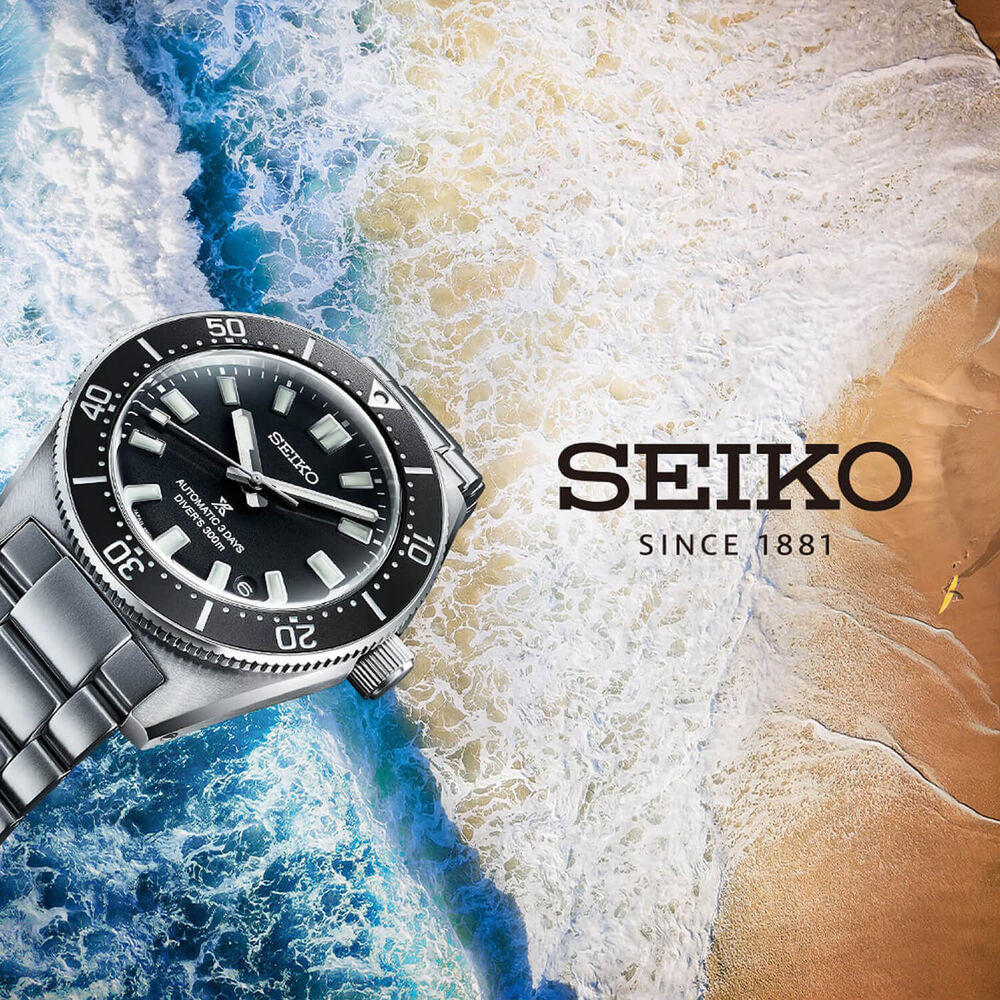 Seiko Prospex 1965 Revival Diver’s 40mm Cove Black Dial Steel Bracelet Watch image number 7