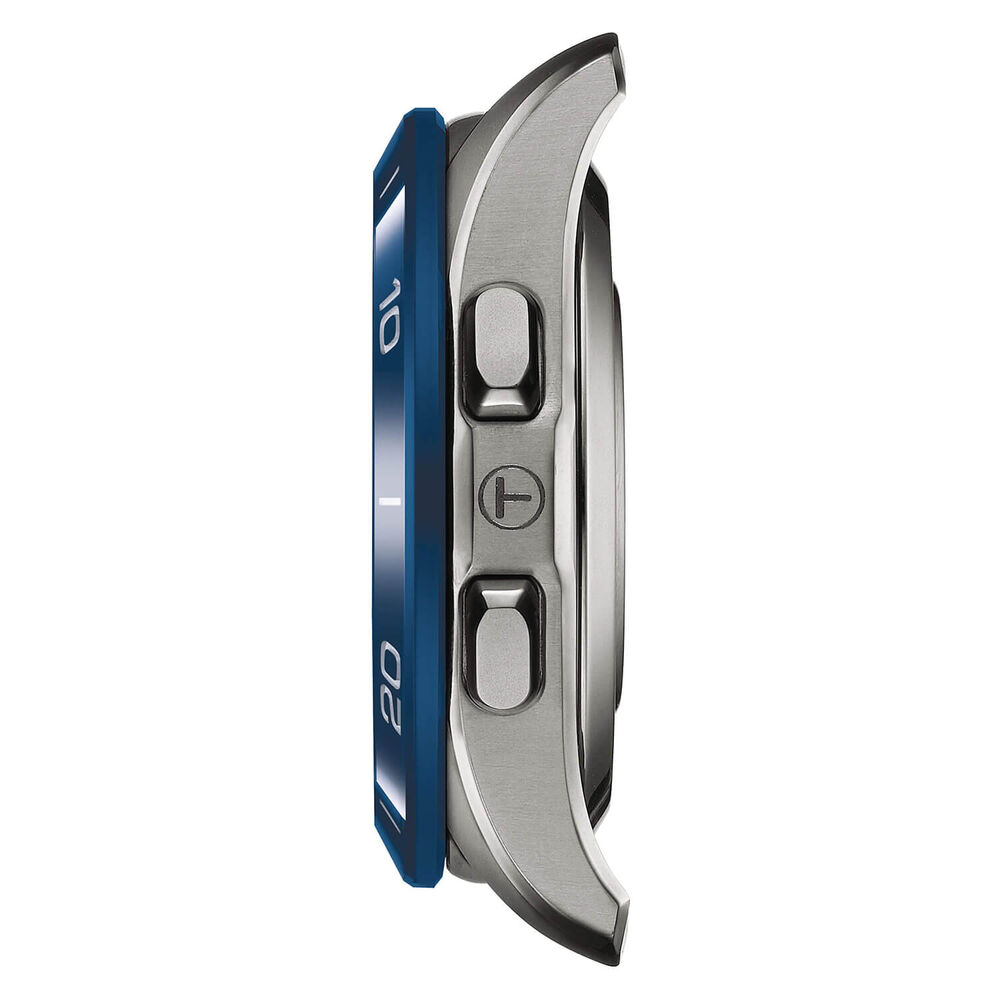 Tissot T-Touch Connect Sport 43.75mm Black Dial Blue Rubber Strap Watch image number 4