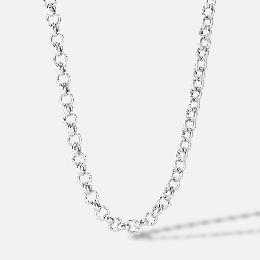 Sterling Silver Belcher Chain Necklet