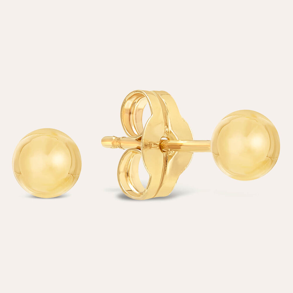 9ct Yellow Gold Stud Earrings