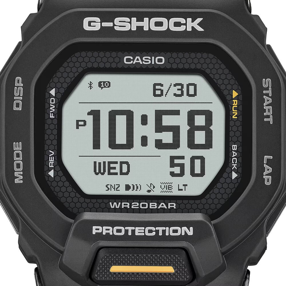 G-SHOCK G-SQUAD 48.4x45.9mm Digital Display Black Resin Strap Watch