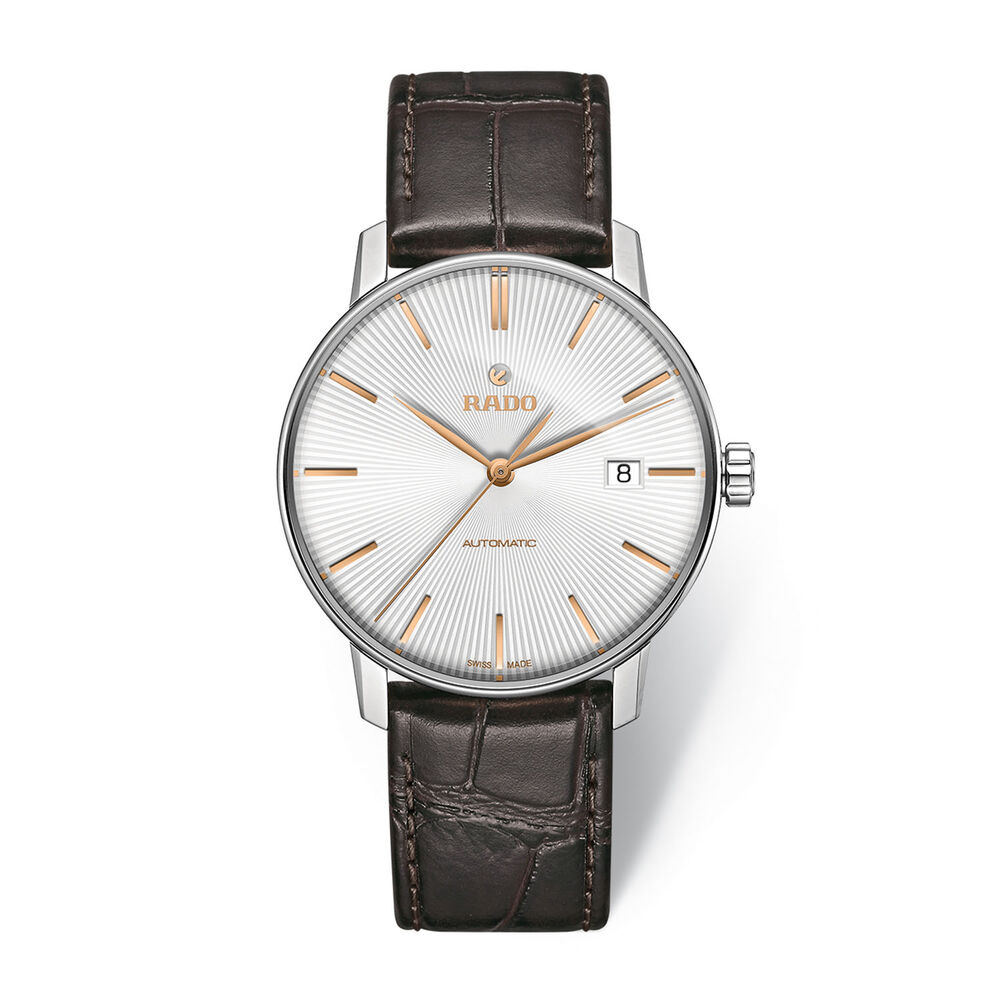 Rado Coupole Classic Automatic Men's Brown Leather Strap Watch