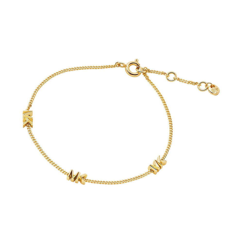 Michael Kors Premium 14k Gold Plated Sterling Silver Bracelet image number 0