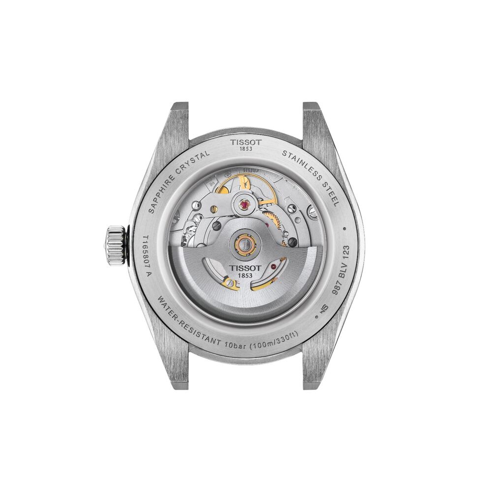 Tissot Gentleman Auto 38mm Silver Dial Steel Case Bracelet Watch